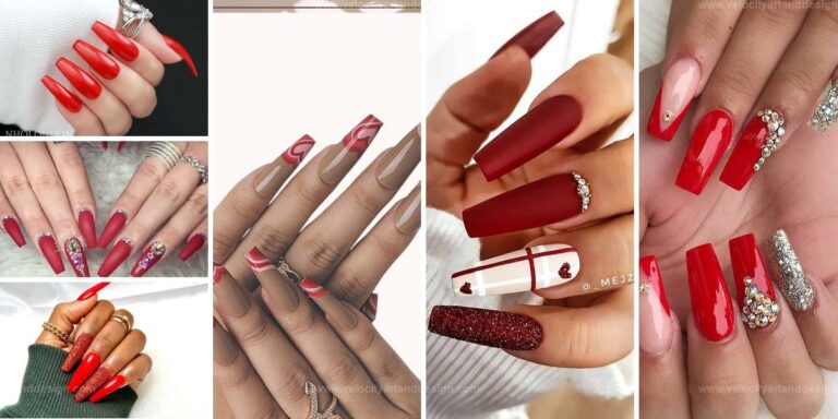 Best Red Coffin Nails for a Bold Look