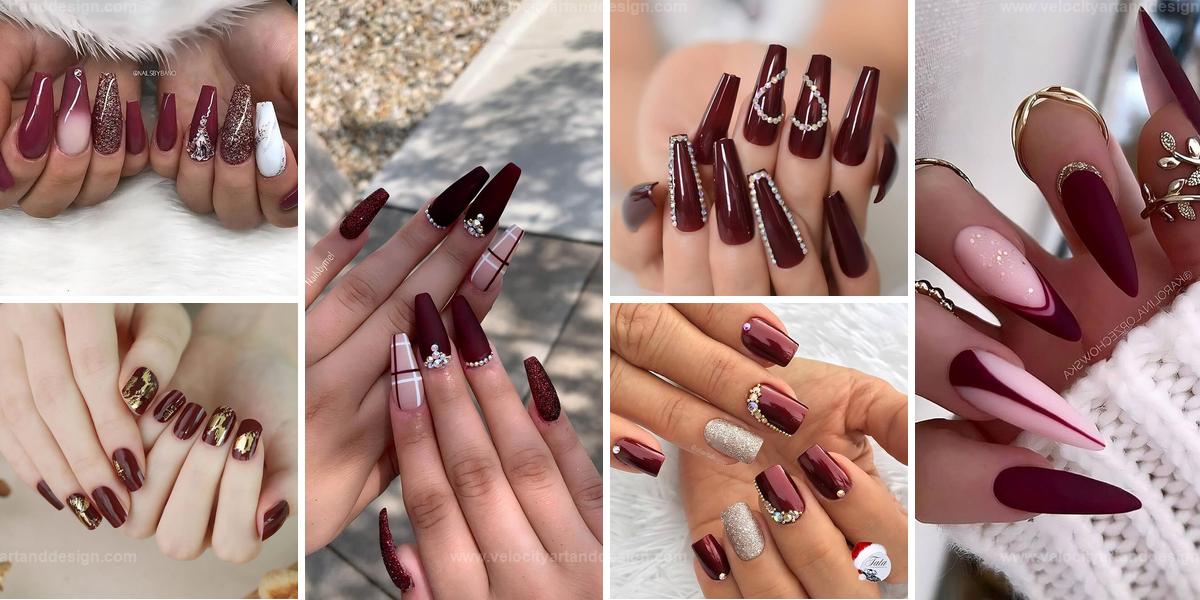 Burgundy Nails to Unleash Seductive Side