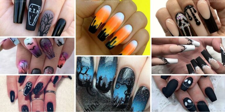 Top Creepy Coffin Halloween Nails