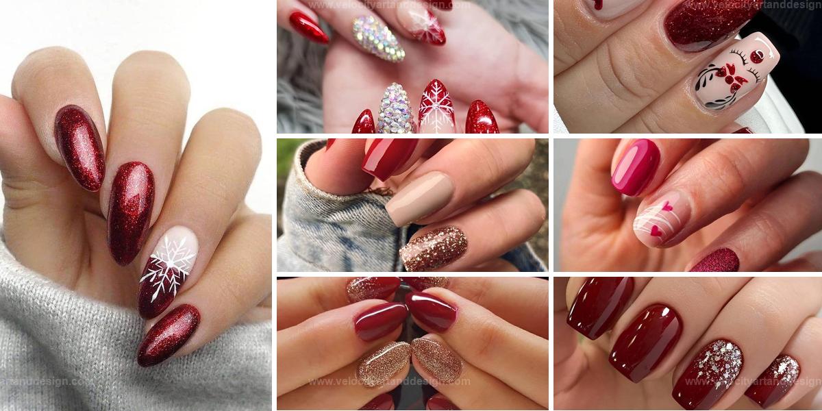 Best Red Glitter Nails