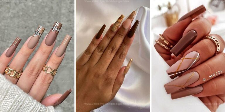 Best Brown Acrylic Nails