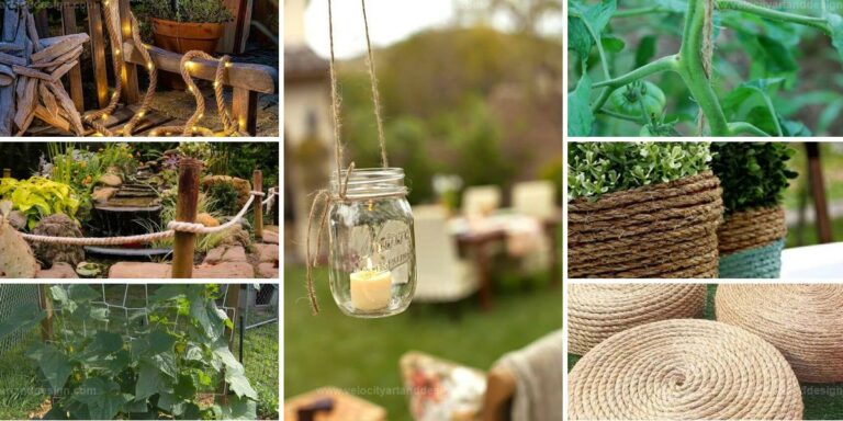 Best Ways to Use Rope in Garden DIYs