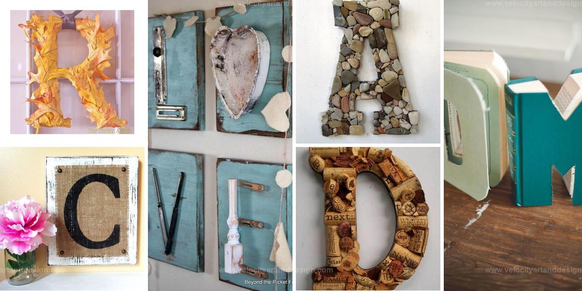 Best DIY Letter Decor Ideas for Personalization