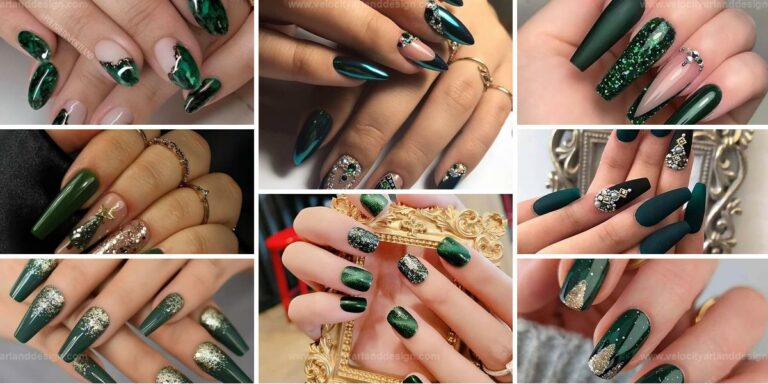 Best Emerald Green Nail Designs