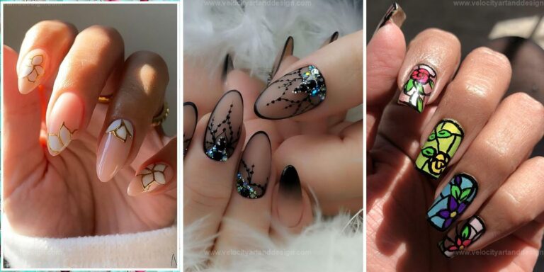 Top Glass-Stained Nail Designs