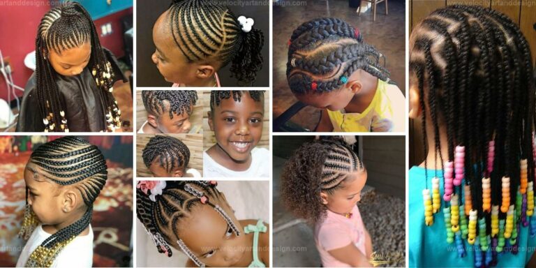 Top Ghana Braid Styles For Kids