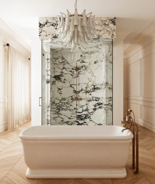 Marble and Brass: A Stylish Pair