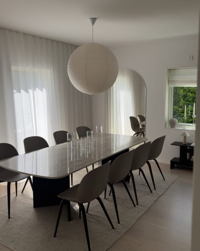 Classy Minimalist Dining Spaces