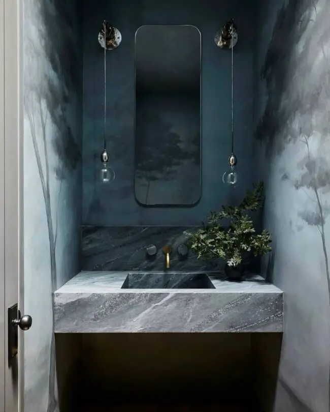 Forest Retreat-Inspired Bathroom Design