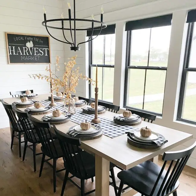 Harvest-Inspired Decor for Dining Rooms