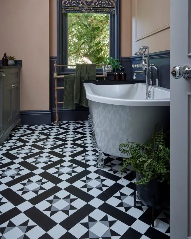 Vintage Black and White Patterns with a Modern Update