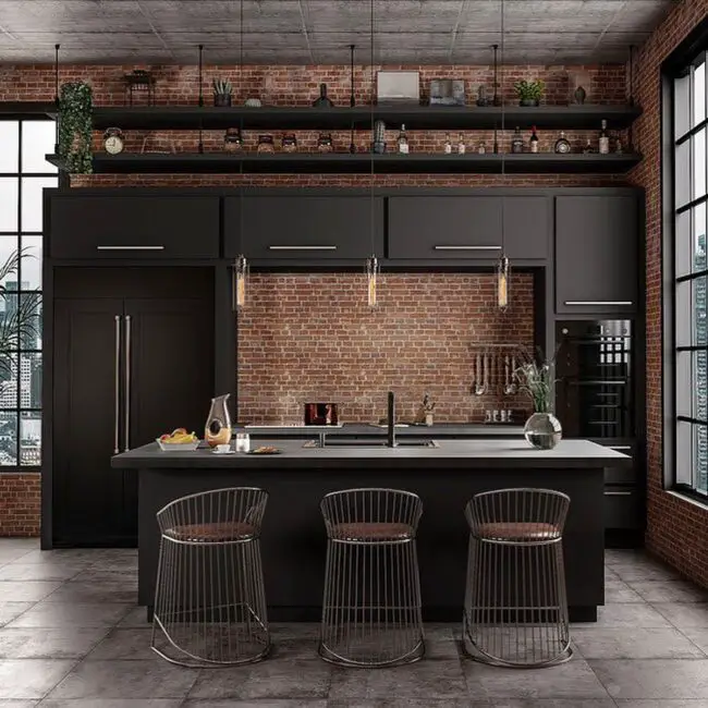 Industrial Chic Meets Rustic Warmth