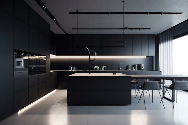 Creating a Luxurious Dark Kitchen: Materials, Style, and Function Combined