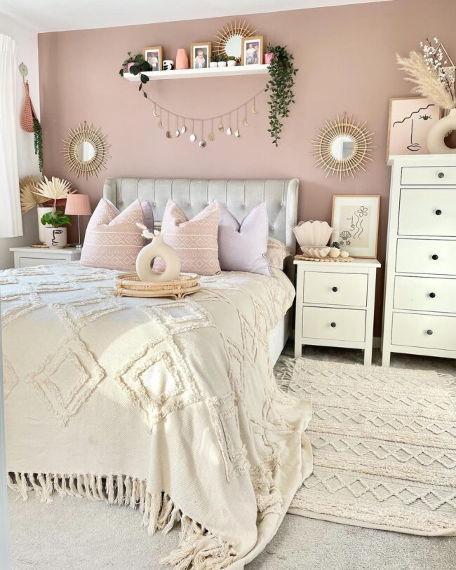 Blush Tones with Bohemian Flair