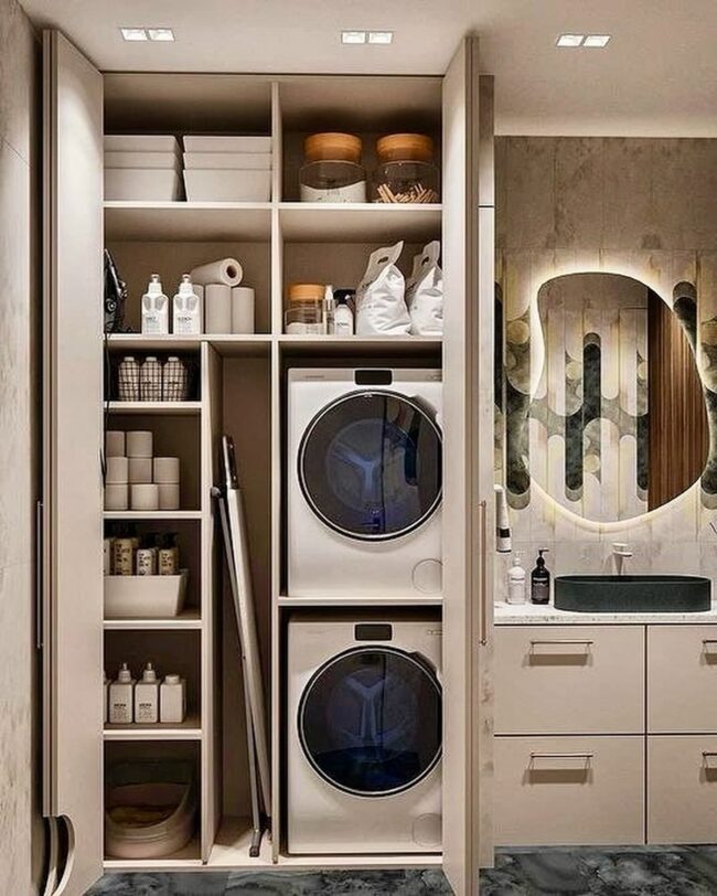 Laundry Spaces Made Seamless