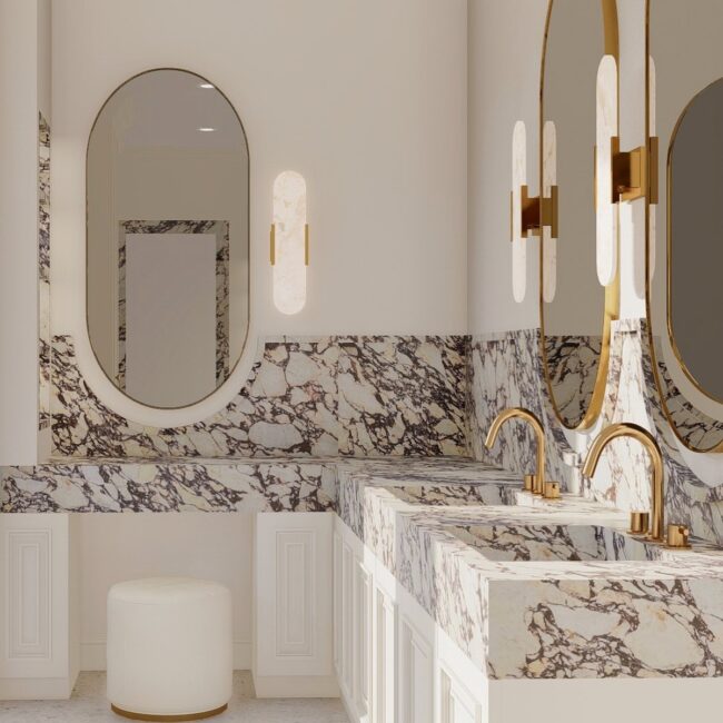 Modern Elegance with Marble Touch