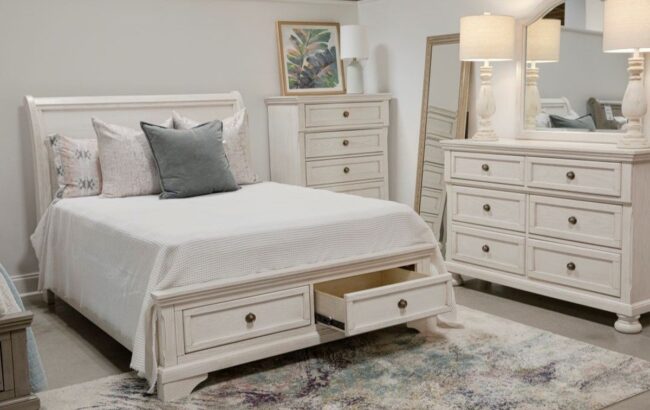 Elegant White Storage Haven