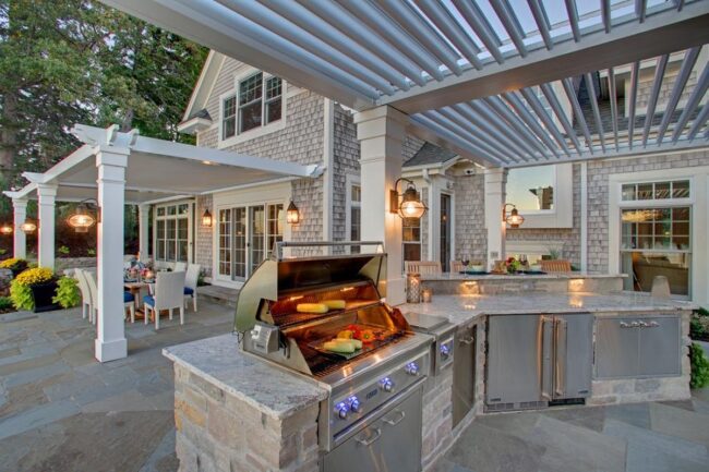 Subtle Elegance with a Covered Pergola