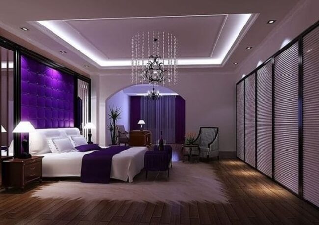 Regal Purple Meets Chic Style