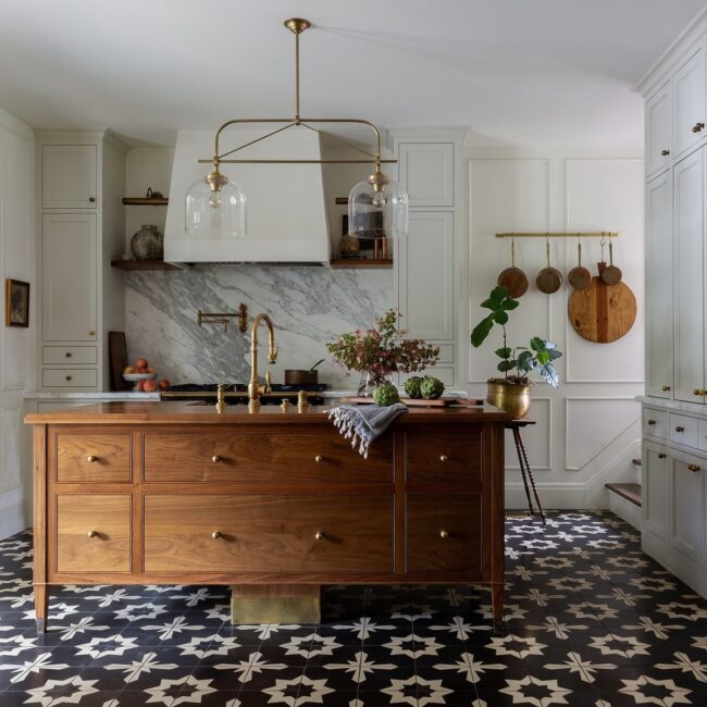 Patterned Flooring with Flair