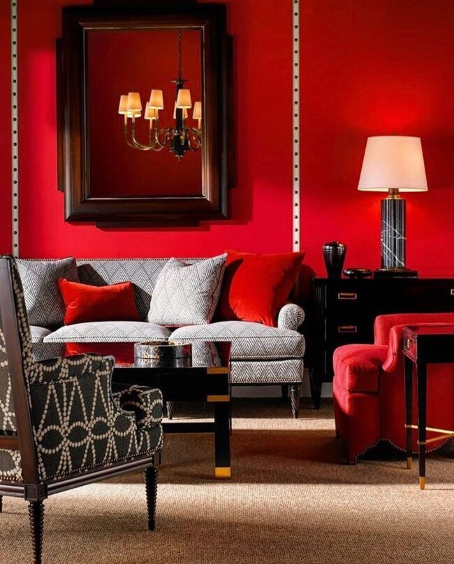 Classic Red for Elegant Homes