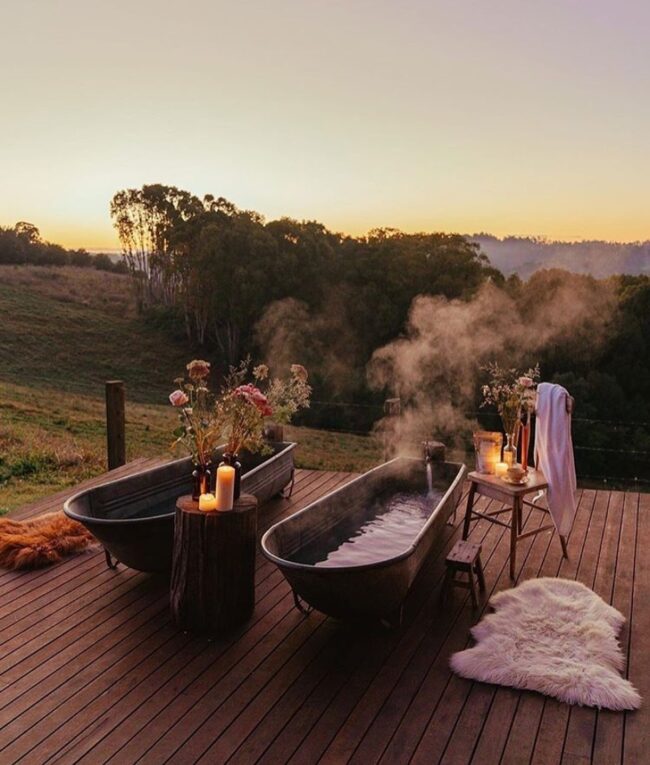 Evening Showers Under the Stars