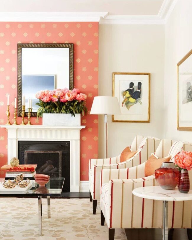 Warm Coral for Inviting Spaces