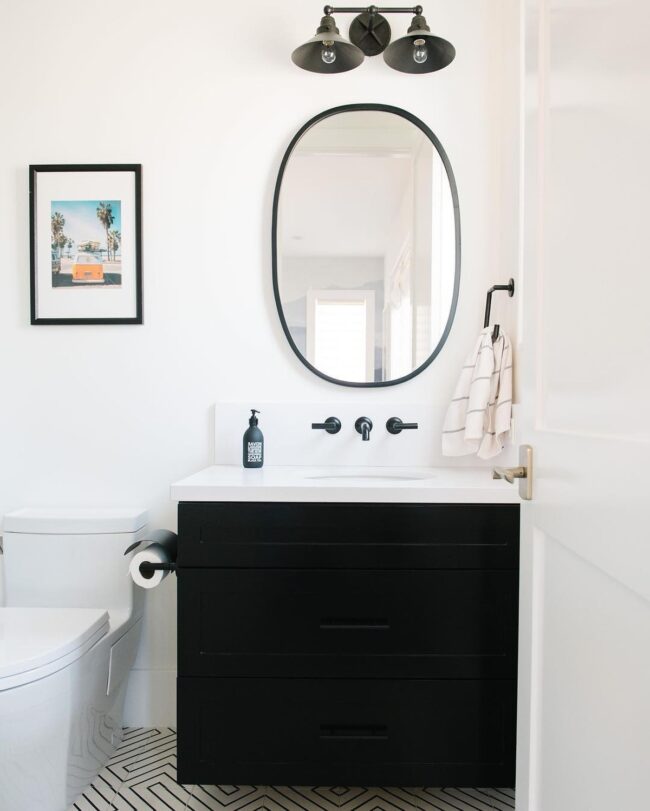 Compact and Chic with Striking Black Accents