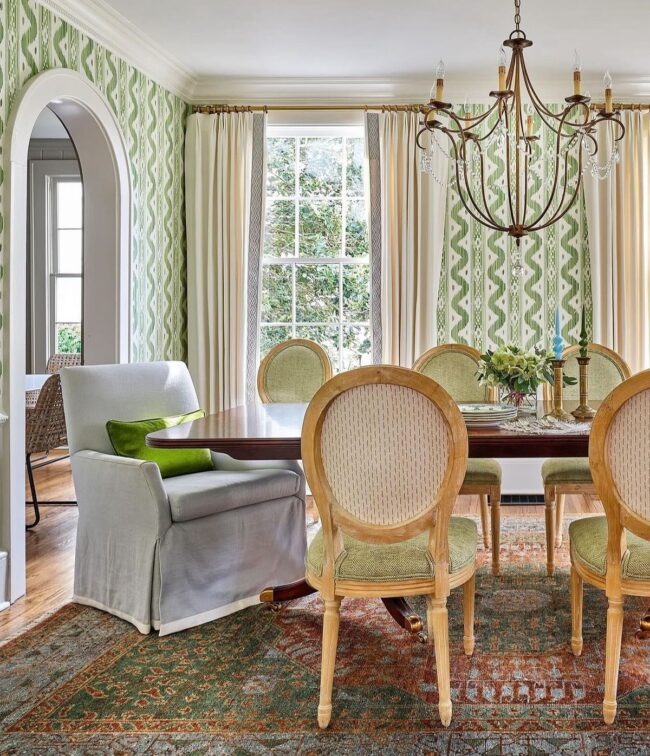 Invigorating Green Accents for Style