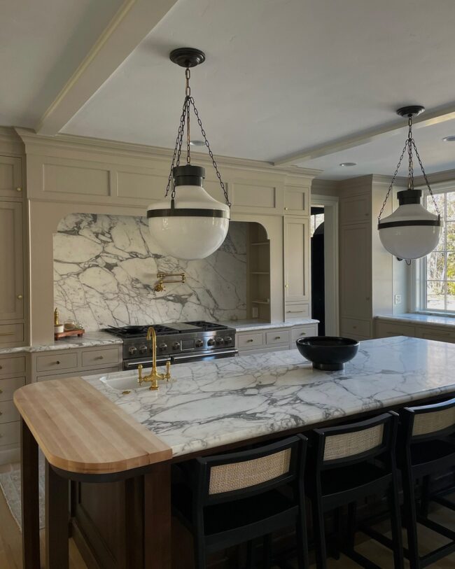 Chic Contemporary Design with Marble Highlights