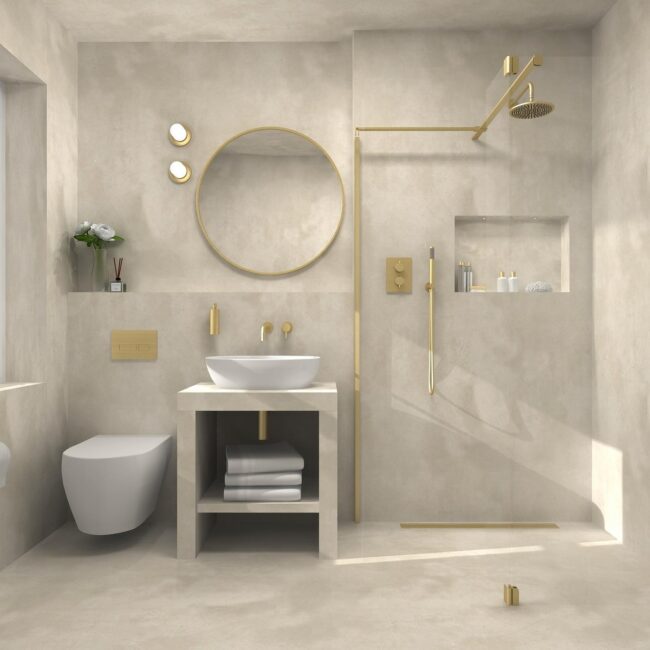 Gold Minimalism for a Luxurious Touch