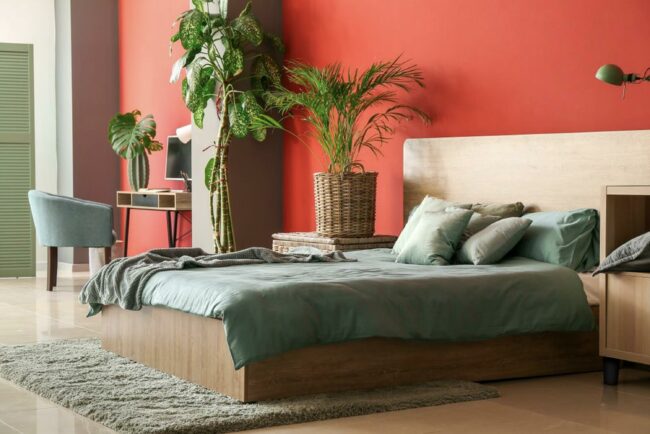 How to Balancing Bold Red Color in Your Bedroom