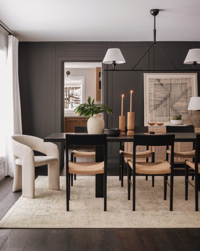 Modern Dining with Stylish Details