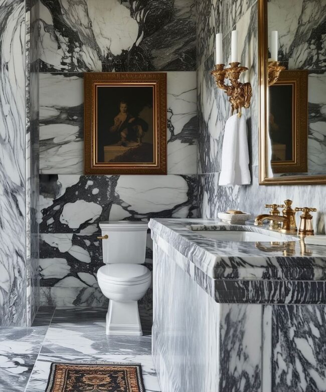 Bold Marble for Dramatic Spaces