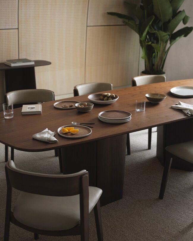 Dark Wood in Organic Dining Rooms