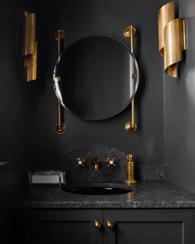 Vintage Appeal Enhanced by Brass Touches