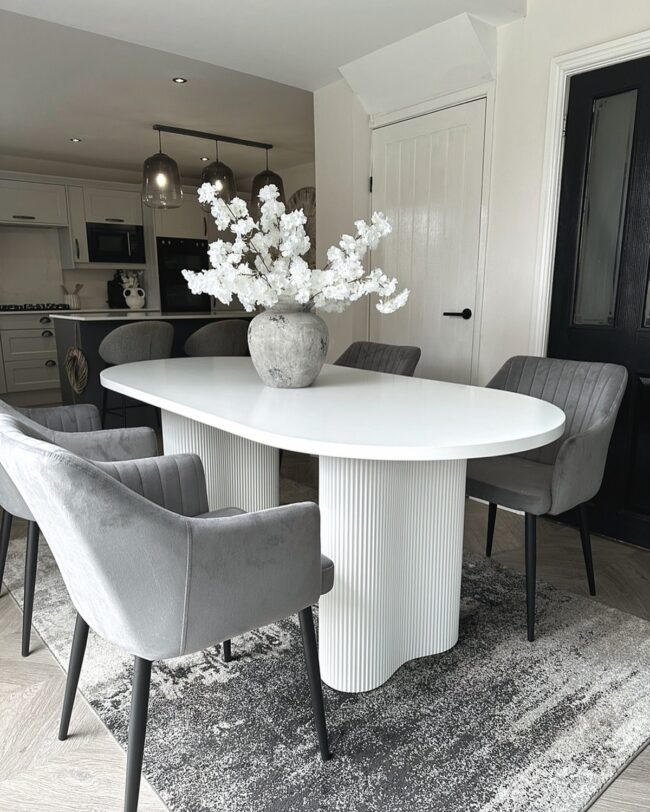 Monochrome Dining Spaces with Style