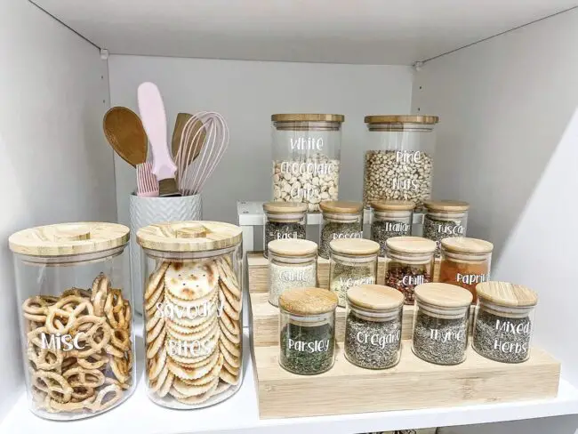 Organized Spice Collection for the Modern Kitchen