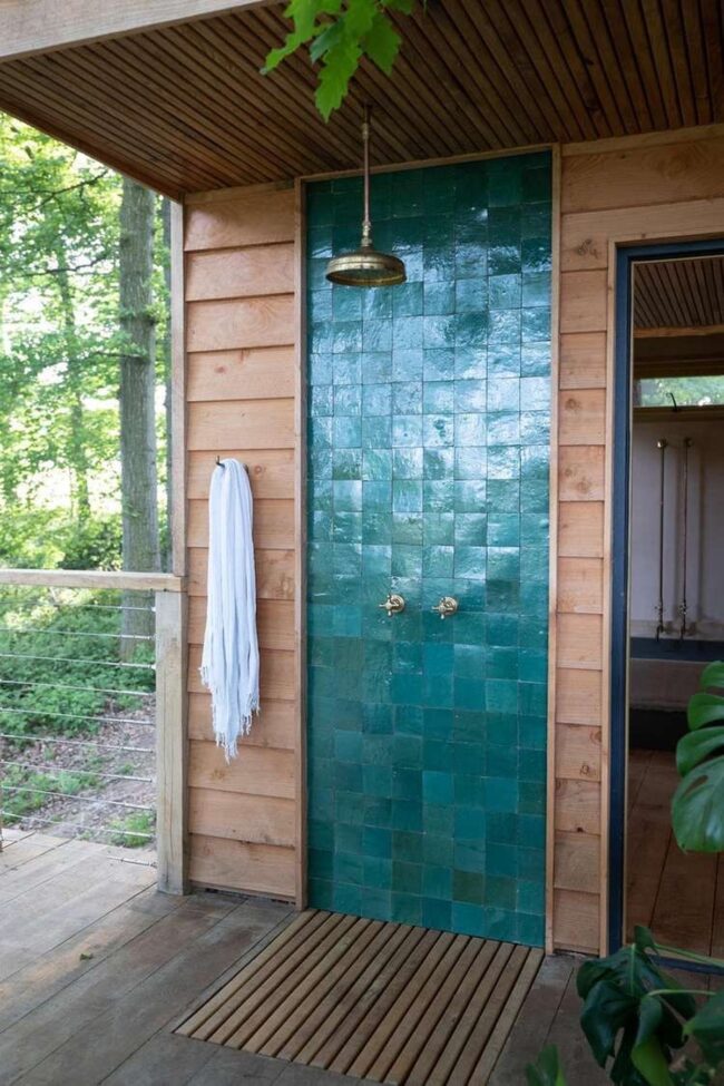 Earthy Green Tile Designs