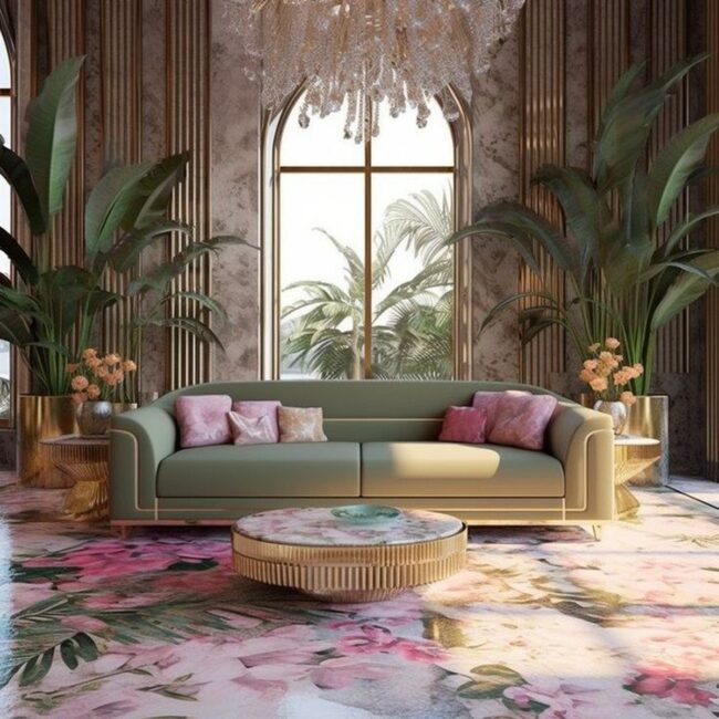 Tropical Art Deco Vibes