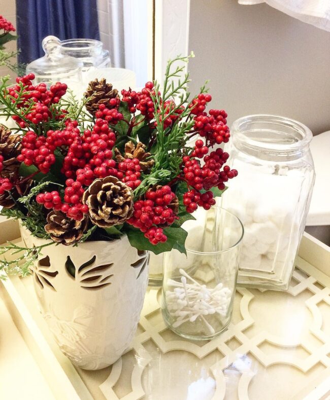 Festive Bathroom Look Year-Round