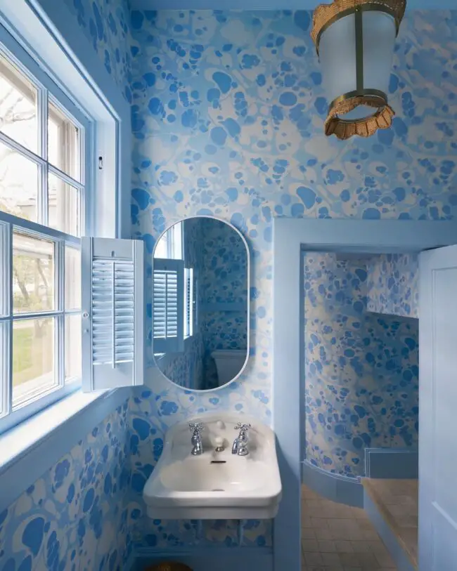 Playful and Fun Blue Patterned Design