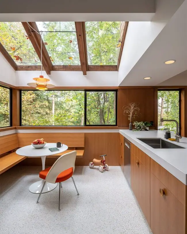 Mid-Century Modern Meets Natural Elements